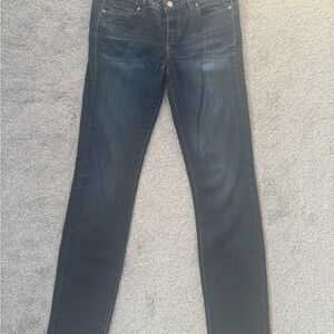 PAIGE Dark Wash Women's Skyline Skinny Jeans